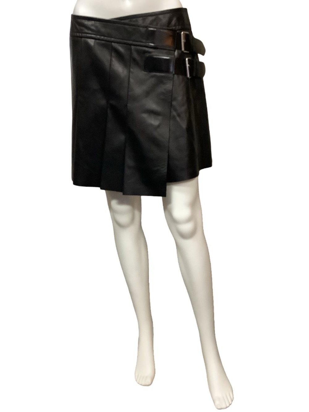 Helmut Lang Lamb Leather Mini Skirt w/Tags Size: M/ US 6